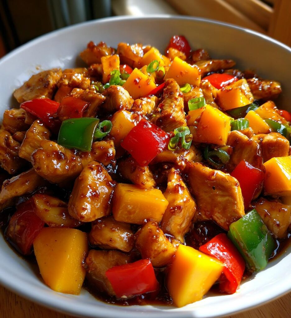 Mango Chicken Stir Fry