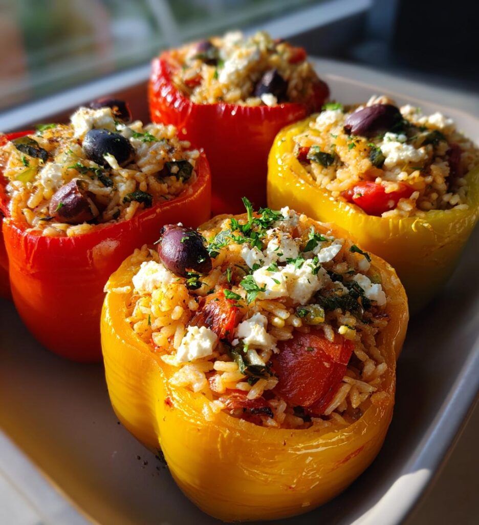 Mediterranean Stuffed Peppers