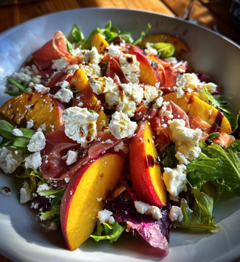 Nectarine Prosciutto Salad