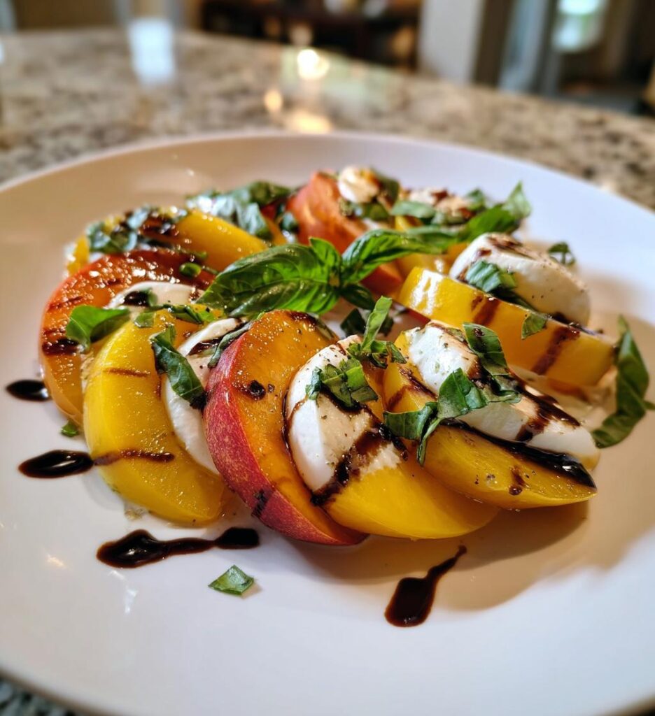 Peach Caprese Salad