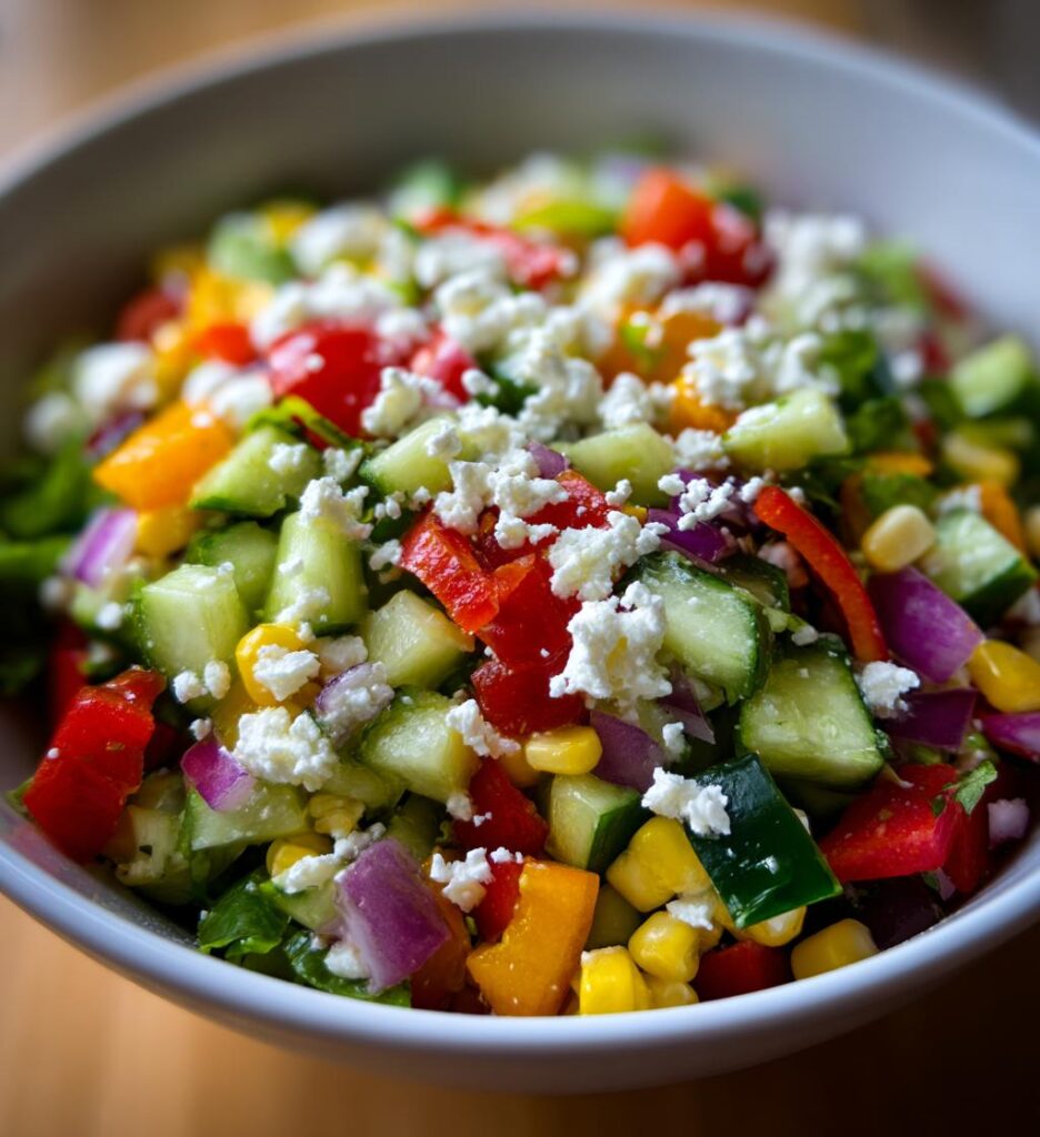 Rainbow Chopped Salad