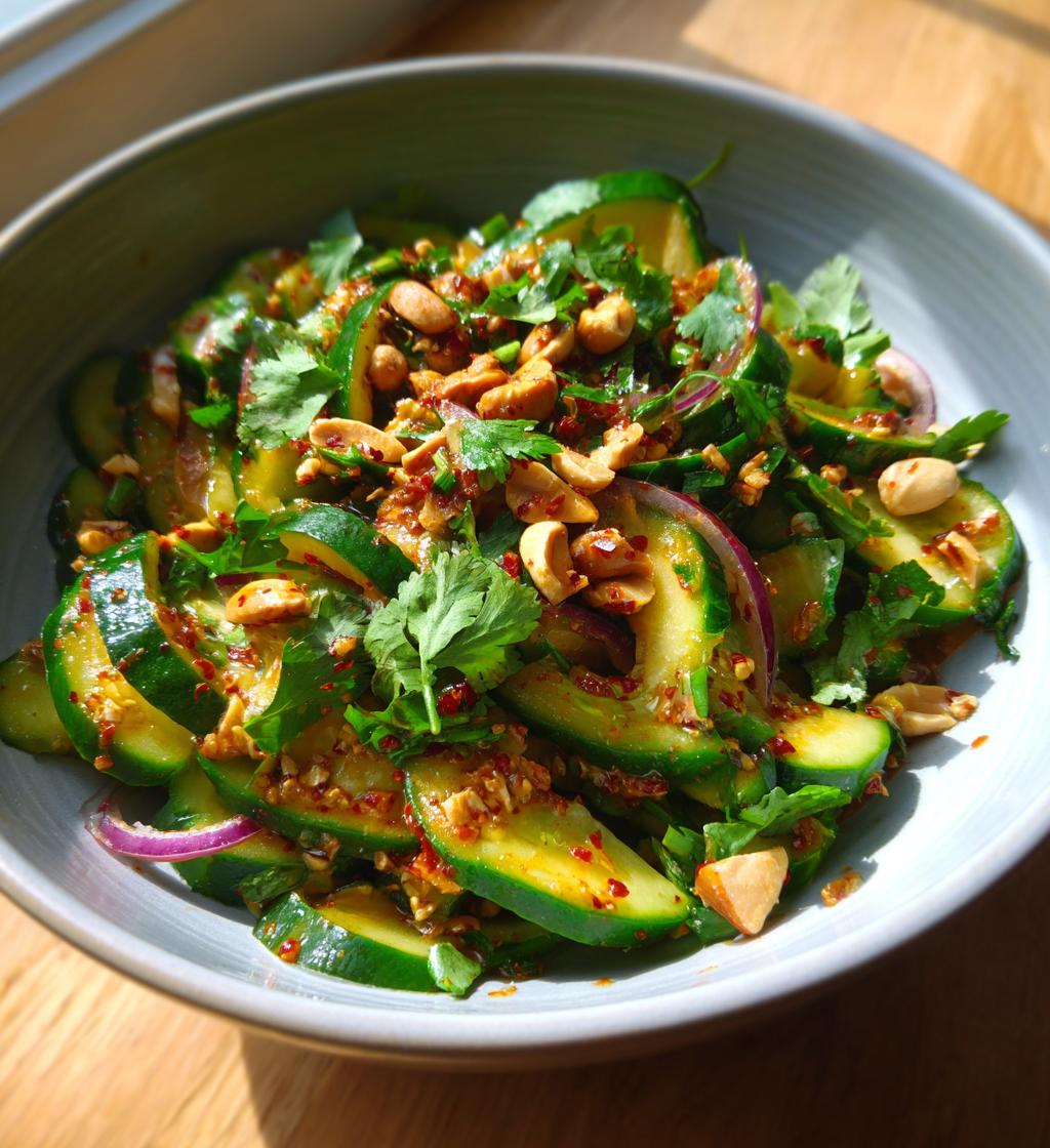 Spicy Thai Cucumber Salad