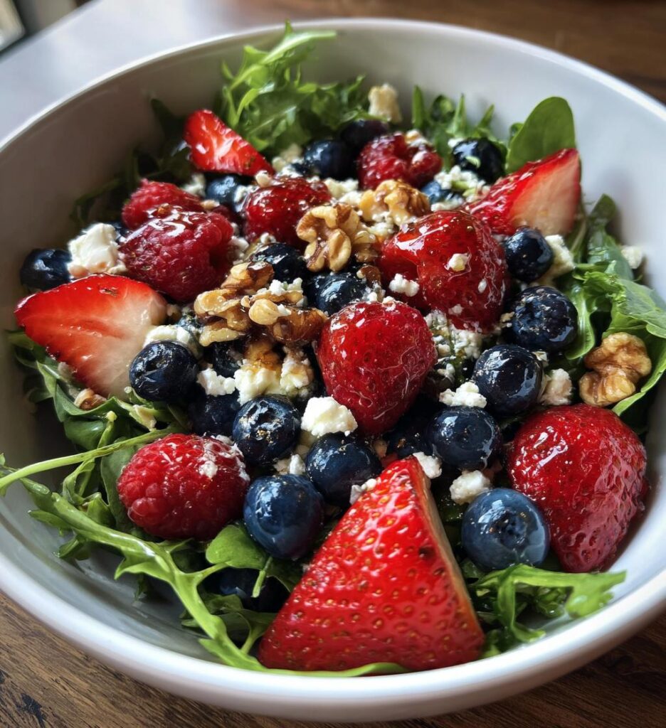 Summer Berry Salad with Honey Lime