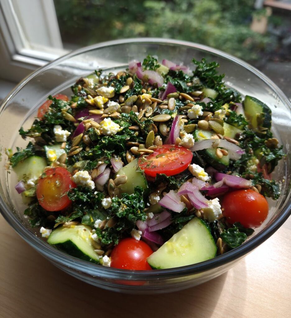 Sunflower Kale Salad
