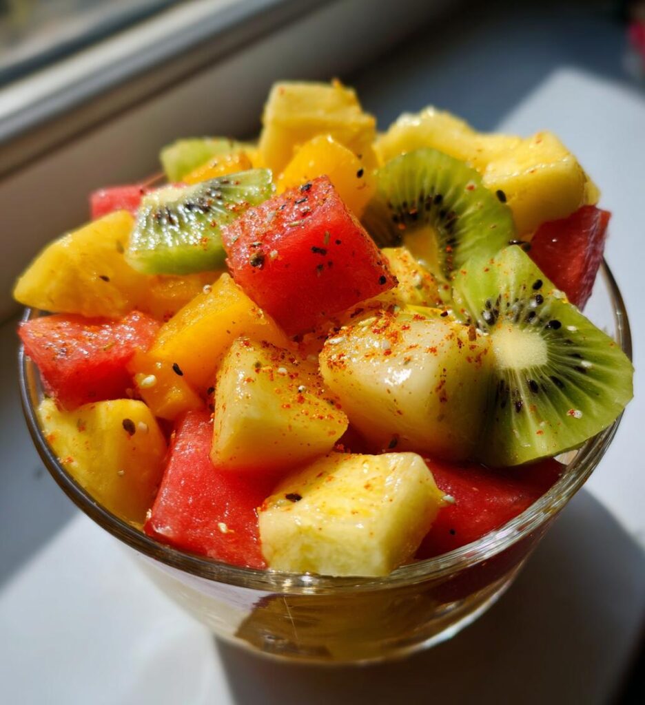 Tropical Fruit Salad with Tajin