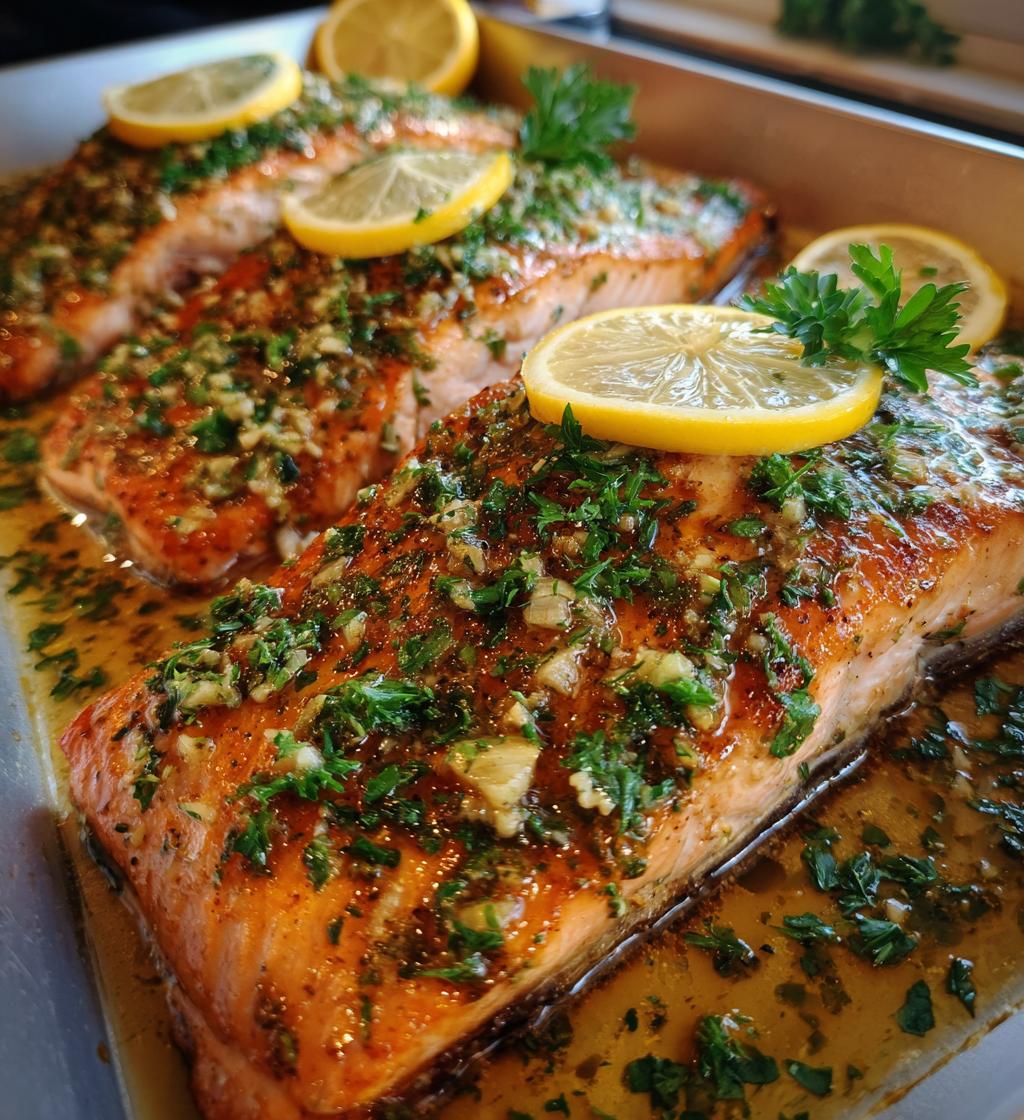 Blackstone Garlic Butter Salmon