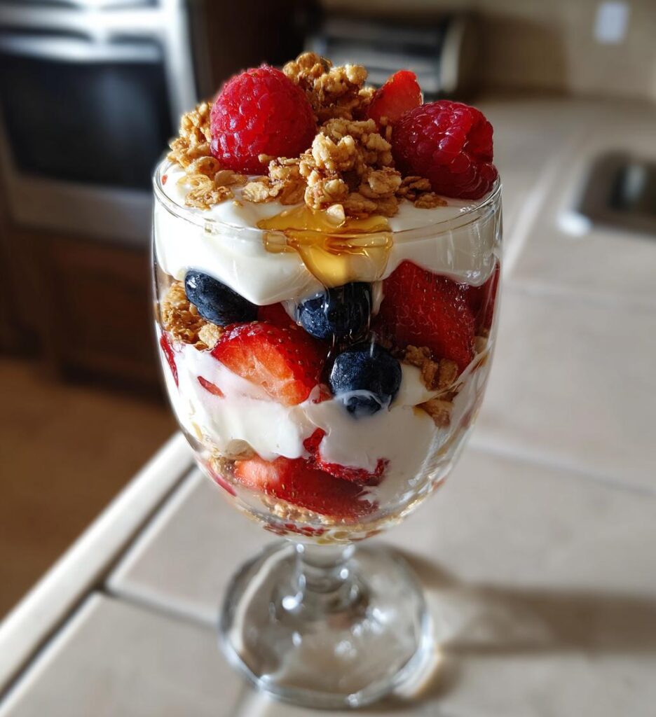 Greek Yogurt Parfait with Berries
