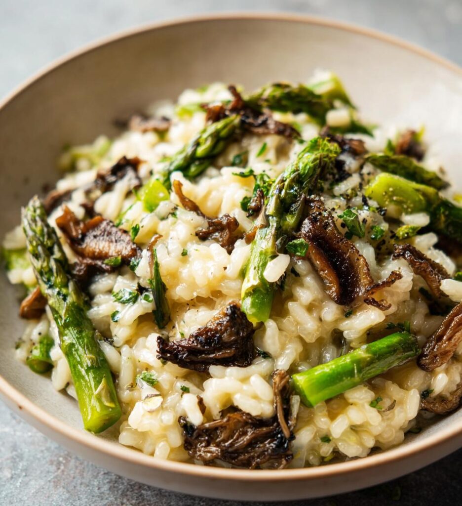 Morel & Asparagus Risotto