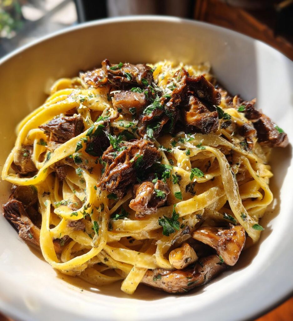 Morel Mushroom Pasta