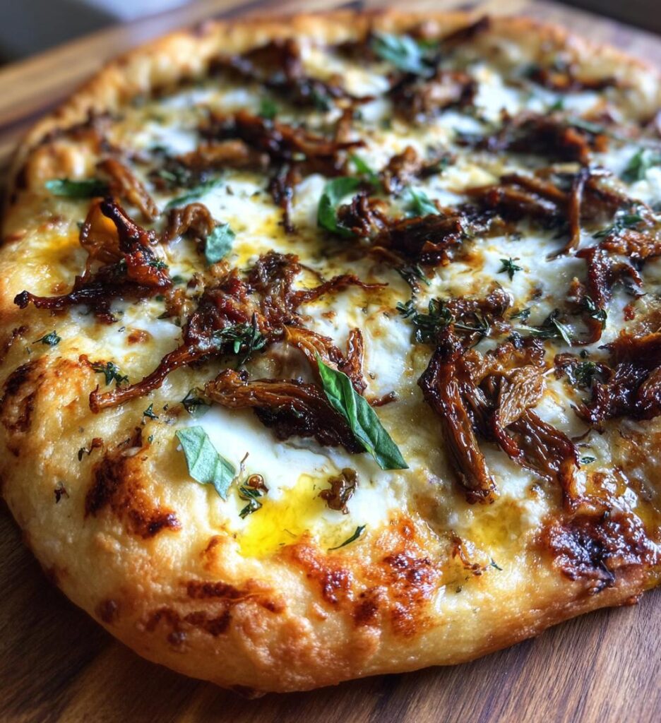 Morel Mushroom Pizza