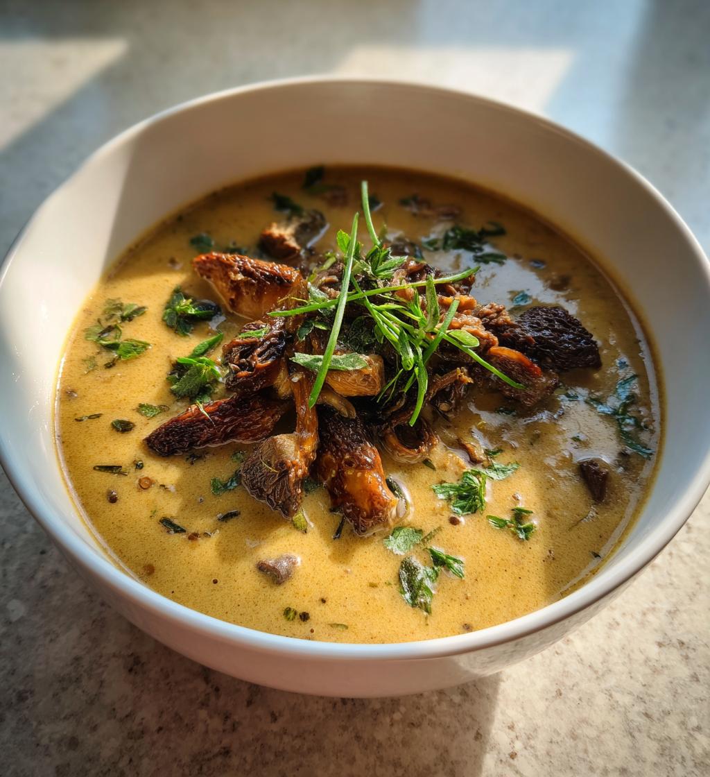 Morel Mushroom Soup