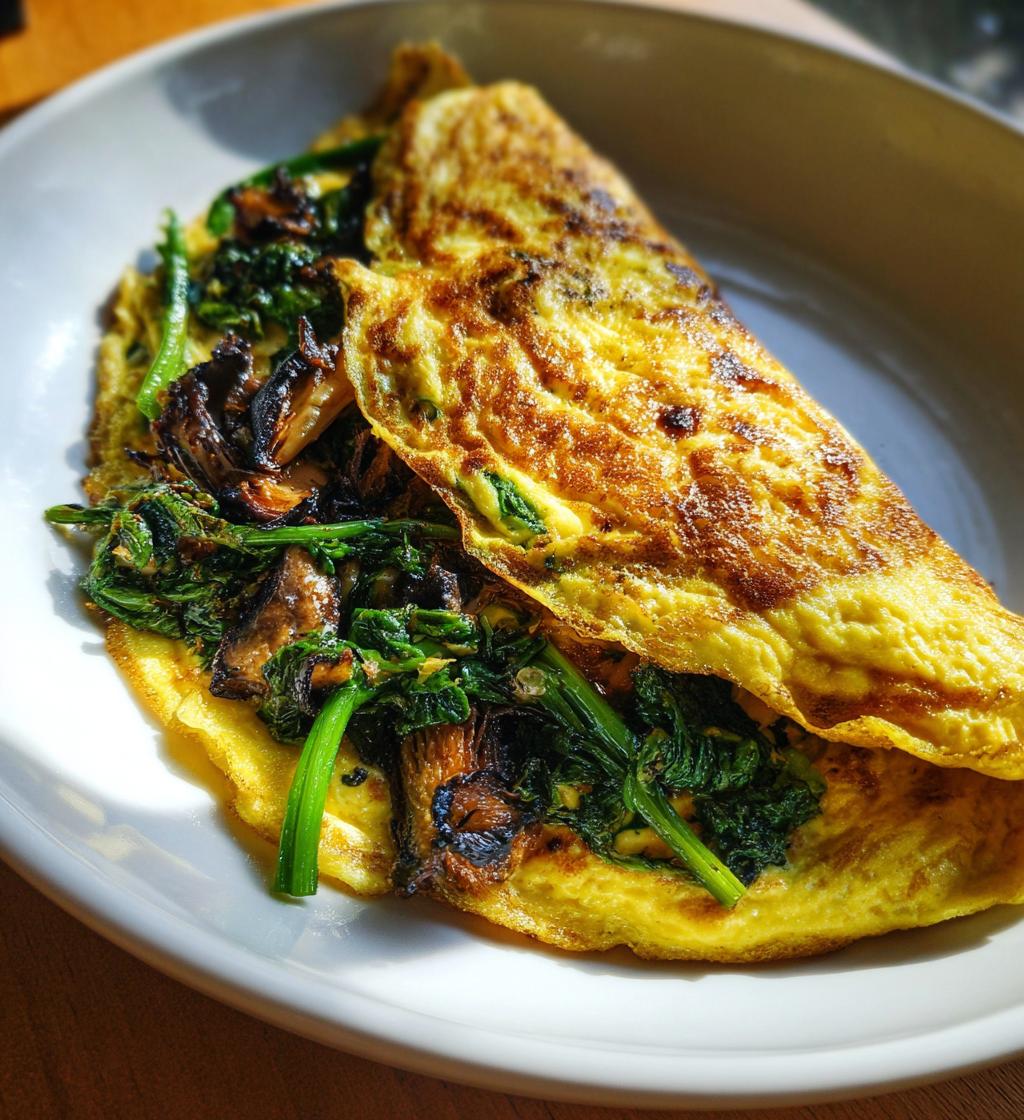 Morel & Ramp Omelette