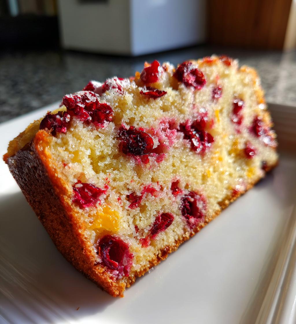 Orange cranberry cake