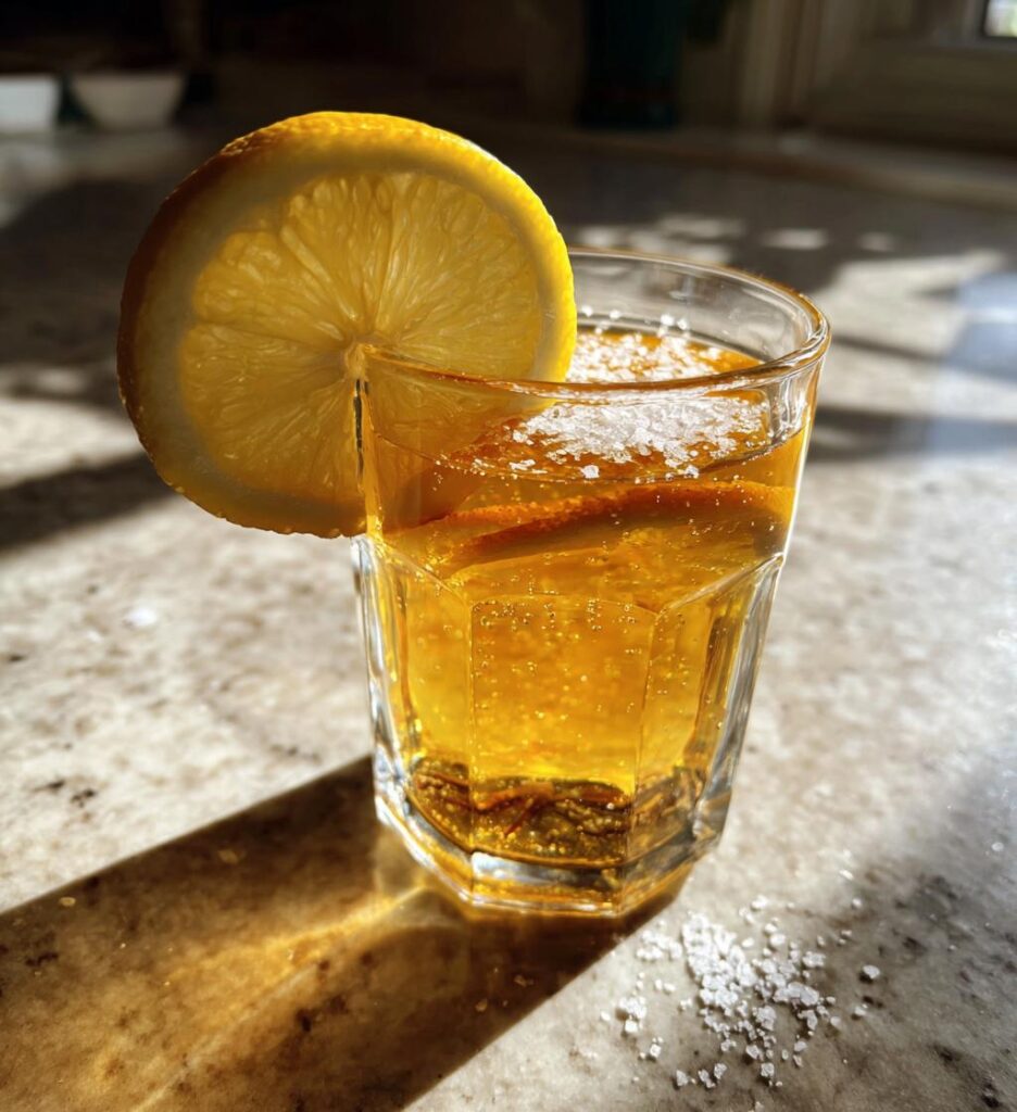 Salt & Lemon Morning Tonic