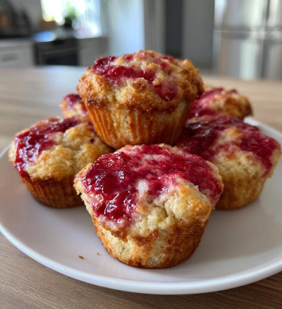 leftover cranberry sauce muffins