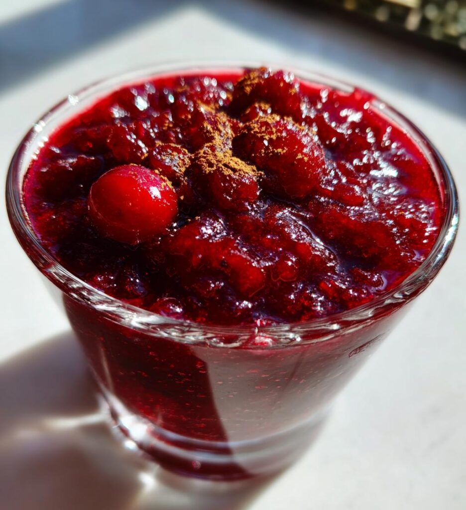 low sugar cranberry sauce