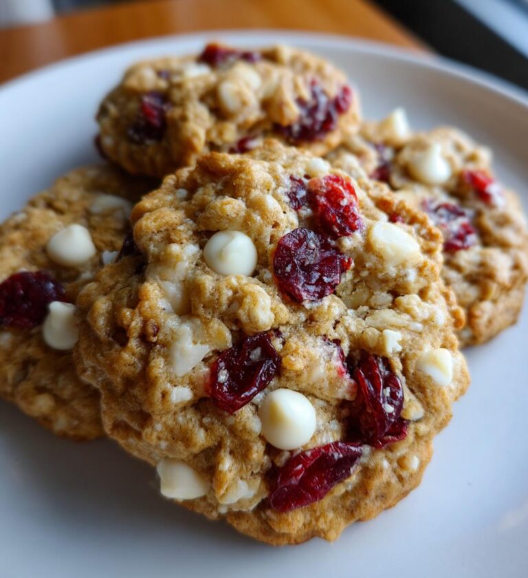 oatmeal cranberry white chocolate