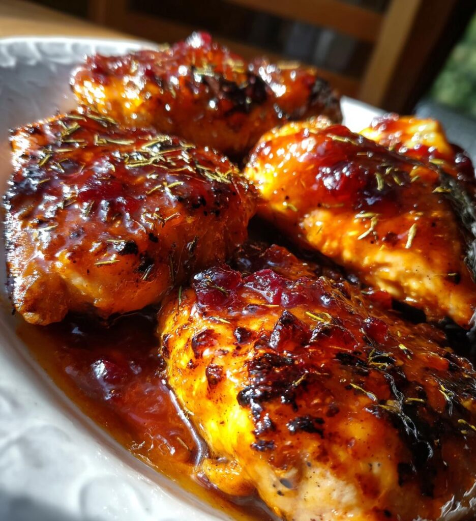orange cranberry chicken