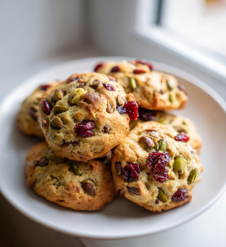 pistachio cranberry cookies