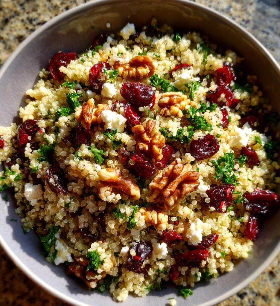 quinoa cranberry salad