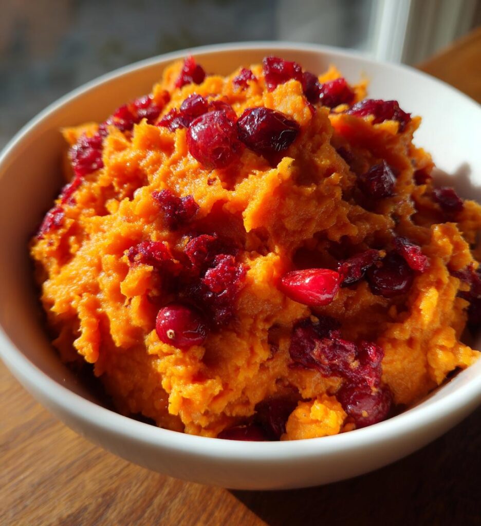 sweet potato cranberry
