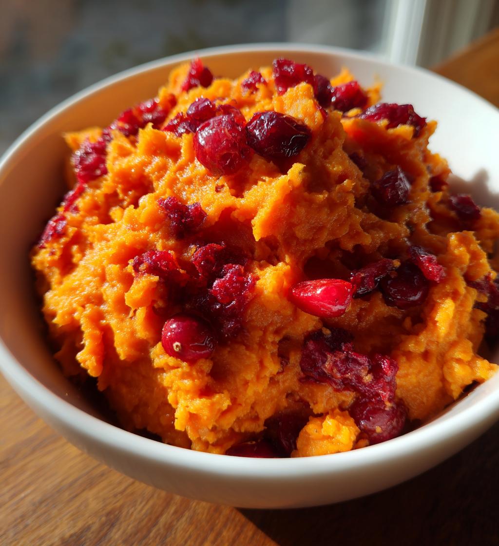 sweet potato cranberry