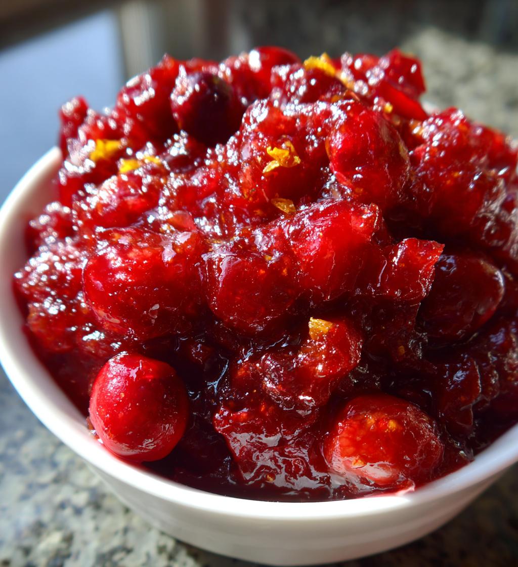 thanksgiving cranberry sauce