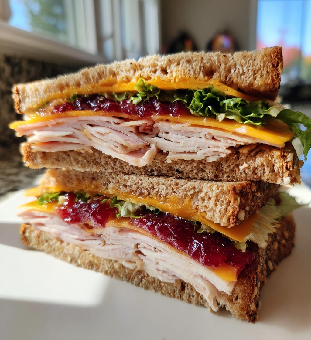 turkey and cranberry sandwich