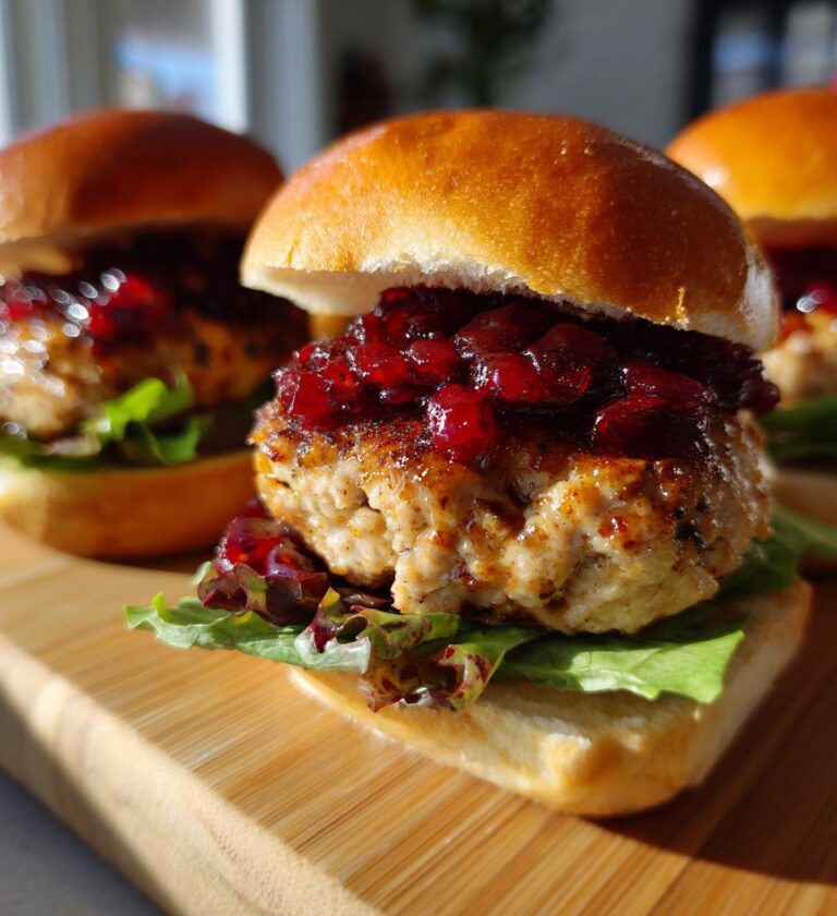 turkey cranberry sliders