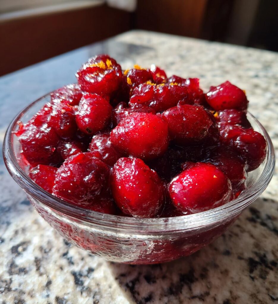 vegan cranberry sauce