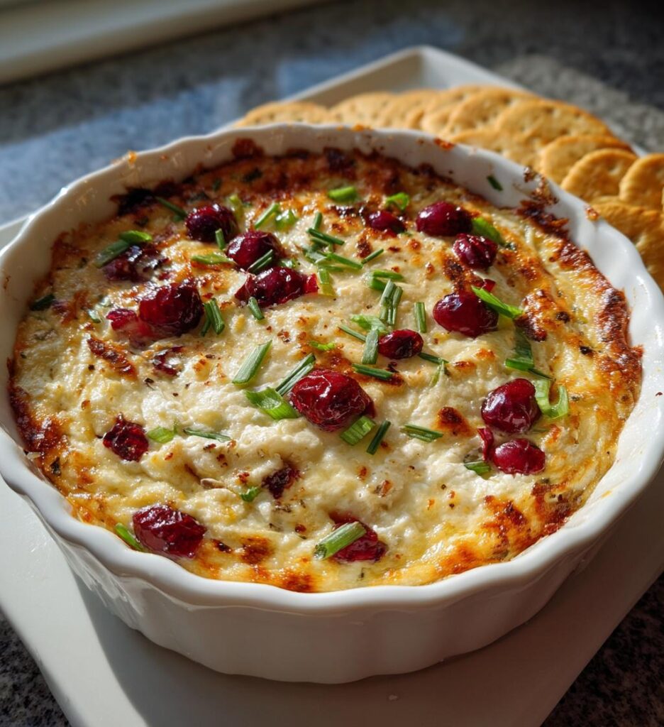 white cheddar cranberry dip