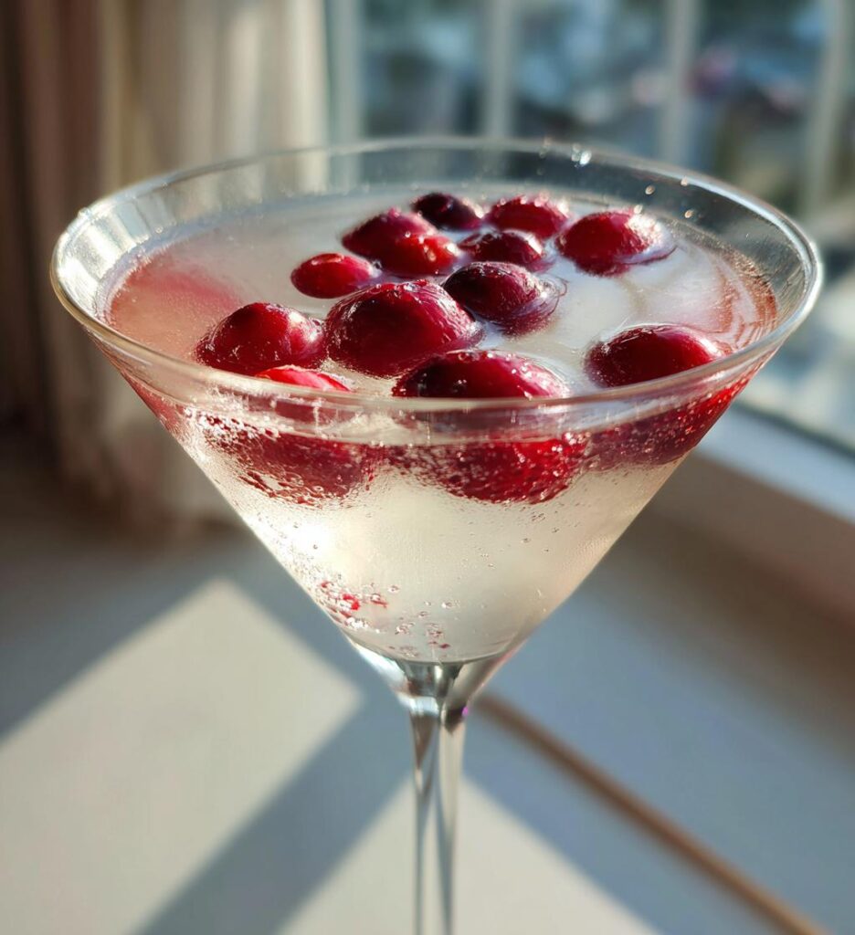 white cranberry martini